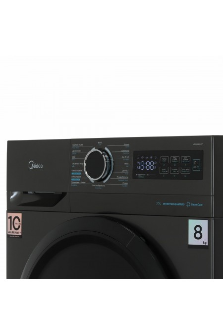Стиральная машина Midea MF01814BS47/T (серый/черный люк) 3