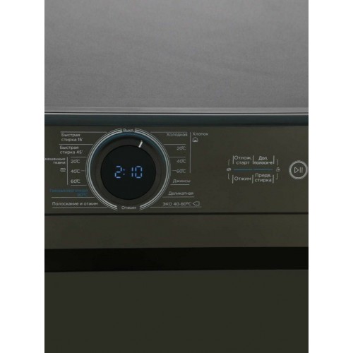 Стиральная машина MIDEA MF100W70/S-RU (черный) 8