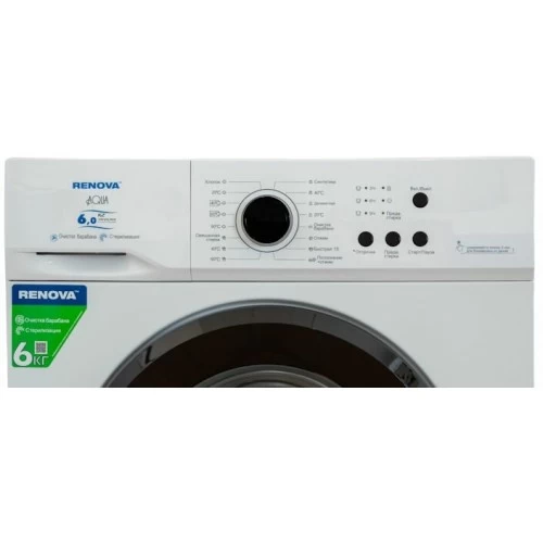 Стиральная машина RENOVA WAF-6010M11 (белый) 6