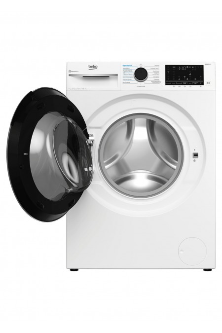 Стиральная машина с сушкой Beko B3DFR57H23W (белый/черный люк) 2