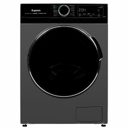 Стиральная машина с сушкой Бирюса WMD-MX814/15 DM Inverter (металлик/черный люк)