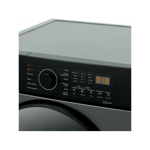 Стиральная машина с сушкой БИРЮСА WMD-SM812/03 M (металлик) 2