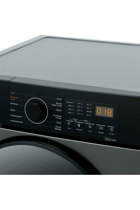 Стиральная машина с сушкой Бирюса WMD-SM812/03 M (металлик) 3