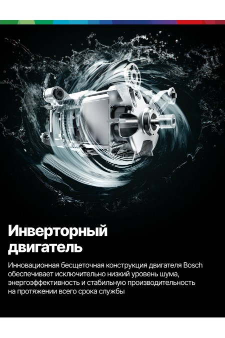 Стиральная машина с сушкой Bosch WNC254A0ME (с английской панелью управления) (белый) 1