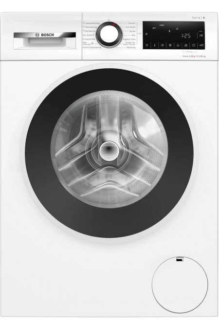 Стиральная машина с сушкой Bosch WNG2540LSN (с английской панелью управления) (белый) 