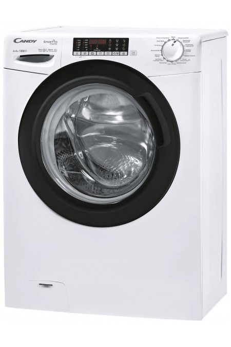 Стиральная машина с сушкой Candy Smart Pro Inverter CSOW43646TWMB-07 (белый/черный люк) 
