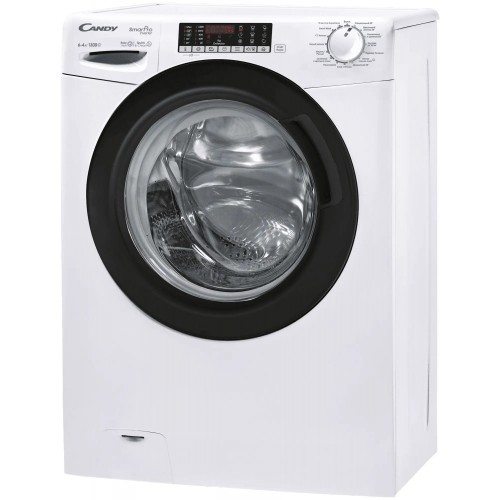 Стиральная машина с сушкой Candy Smart Pro Inverter CSOW43646TWMB-07 (белый/черный люк) 
