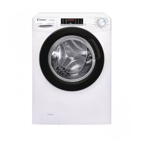 Стиральная машина с сушкой Candy Smart Pro Inverter CSOW43646TWMB-07 (белый/черный люк) 1