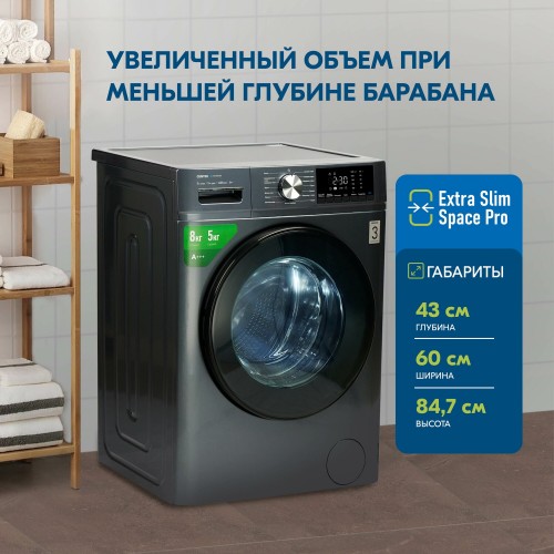 Стиральная машина с сушкой Centek CT-1954 (черный) 2