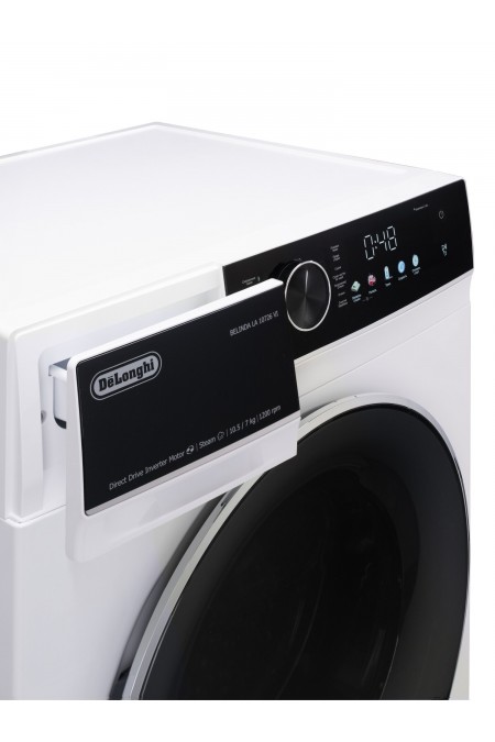 Стиральная машина с сушкой DeLonghi Belinda LA 10726 VI (белый/черный люк) 7