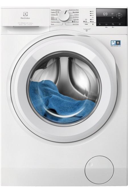 Стиральная машина с сушкой Electrolux EW7W2481E (с английской панелью управления) (белый) 