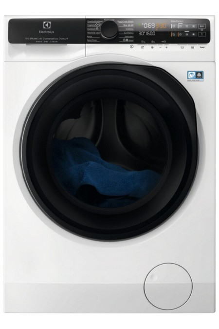 Стиральная машина с сушкой Electrolux EW7W5697QE (белый/черный люк) 