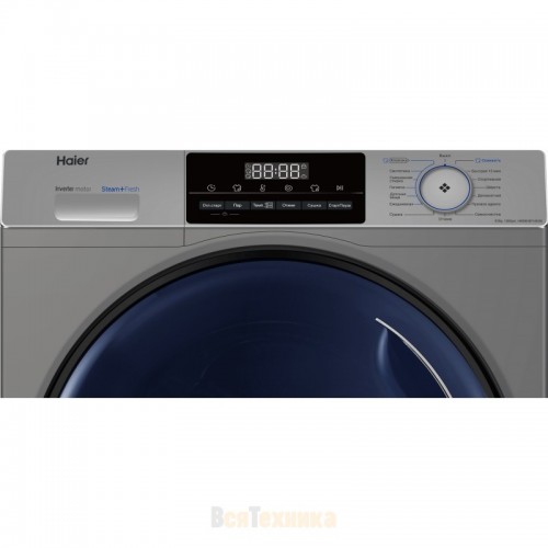 Стиральная машина с сушкой Haier HWD80-BP14929S (серый) 5
