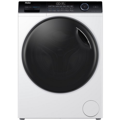 Стиральная машина с сушкой Haier HWD80-BP14959A (белый/черный люк) 