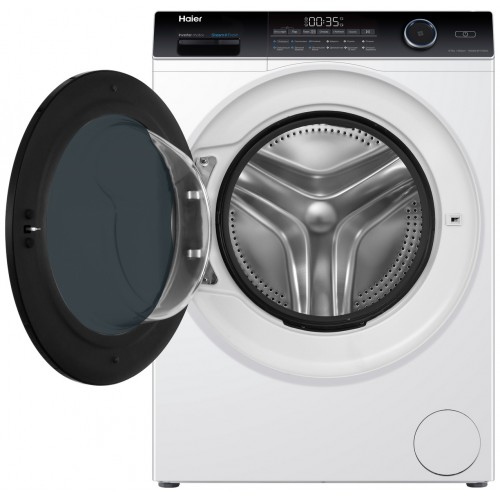 Стиральная машина с сушкой Haier HWD80-BP14959A (белый/черный люк) 2