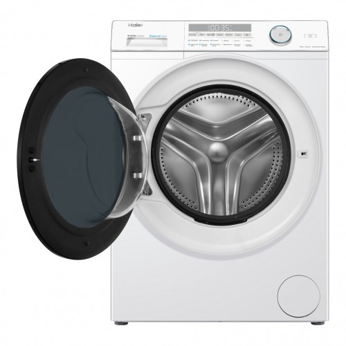 Стиральная машина с сушкой Haier HWD80-BP14959B (белый/черный люк) 1