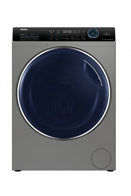 Стиральная машина с сушкой Haier HWD80-BP14979S (серебристый) 