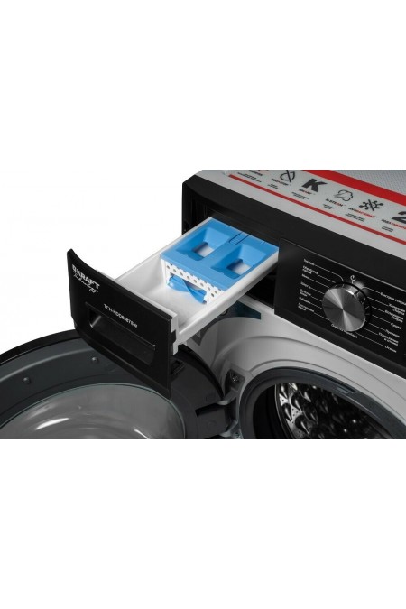 Стиральная машина с сушкой Kraft Technology TCH-HDD8587SW (белый/черный люк) 4