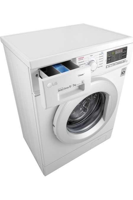 Стиральная машина с сушкой LG F1296CDS0X (белый) 1