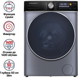Стиральная машина с сушкой Maunfeld MFWD14106SB03 (черный)