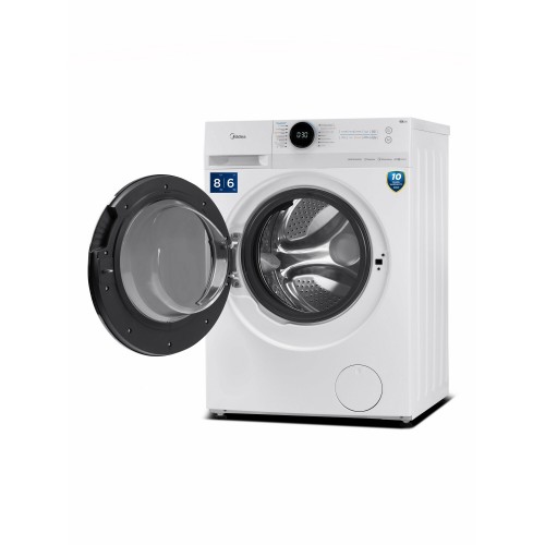 Стиральная машина с сушкой Midea MF200D80WBS/W-RU (белый) 2