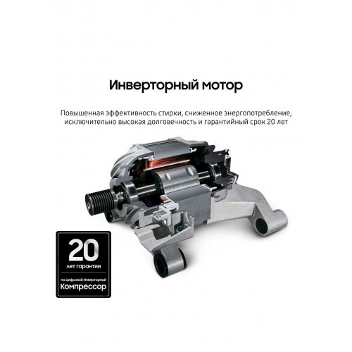 Стиральная машина с сушкой Samsung WD11DB8B85GHLP (белый) 7