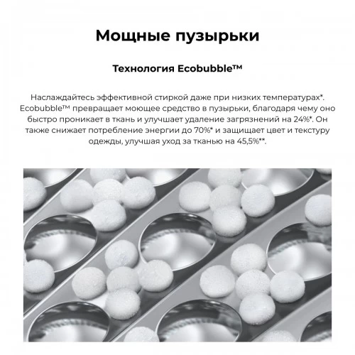 Стиральная машина Samsung WW80AGAS26AXLD (серый) 1