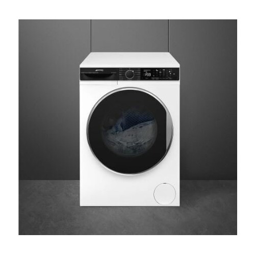 Стиральная машина Smeg WM3T04RU4 (белый/черный люк) 