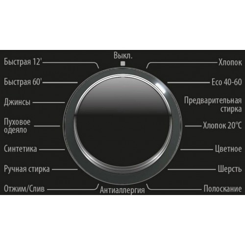 Стиральная машина SMEG WM3T24RU (белый/черный люк) 