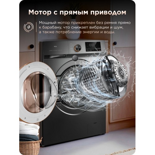 Стиральная машина TCL TWRP-1108W12G2 (серый) 1