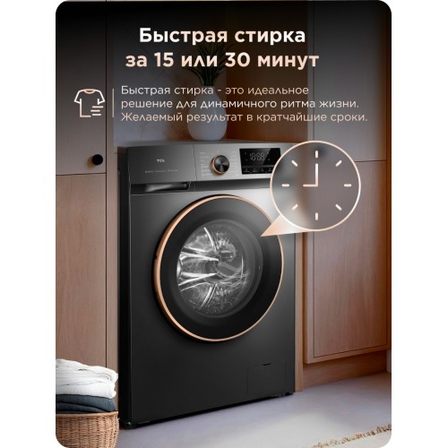 Стиральная машина TCL TWRP-1108W12G2 (серый) 3
