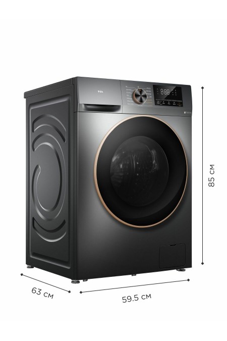 Стиральная машина TCL W-P210W (серый) 1