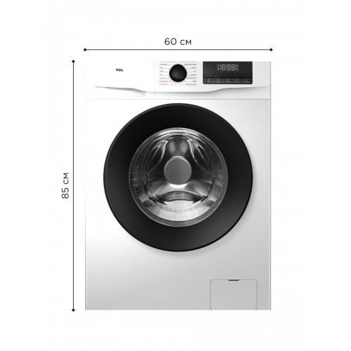 Стиральная машина TCL W-SF606W (белый/черный люк) 