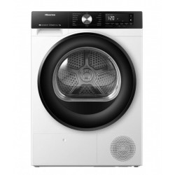 Сушильная машина Hisense DH3S702UWDE (с английской панелью управления) (белый/черный люк)