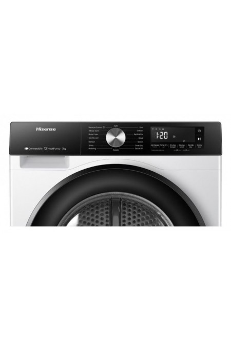 Сушильная машина Hisense DH3S702UWDE (с английской панелью управления) (белый/черный люк) 6