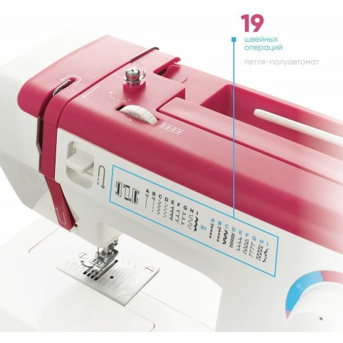 Швейная машина CHAYKA 145M (белый/красный) 9