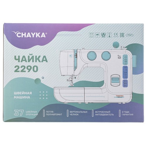 Швейная машина CHAYKA 2290 (белый/голубой) 5