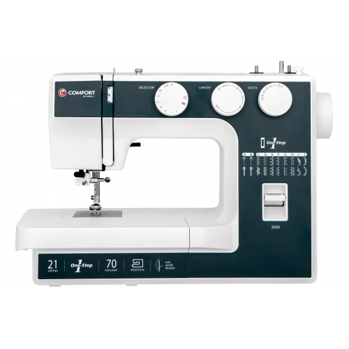 Швейная машина Comfort 3040 (темно-серый/белый) 