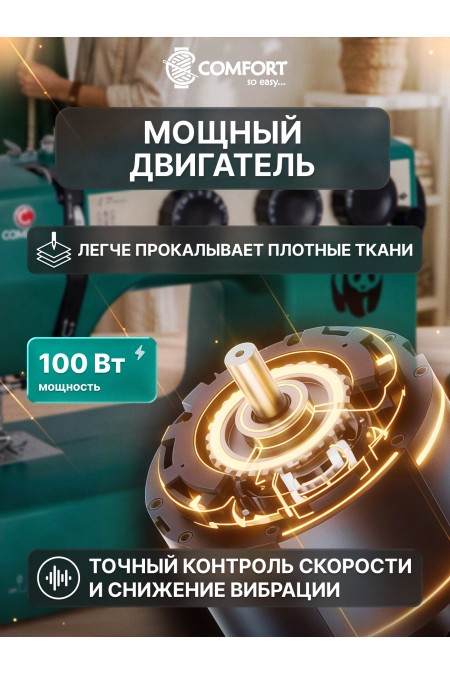 Швейная машина Comfort 5515 (зеленый) 1