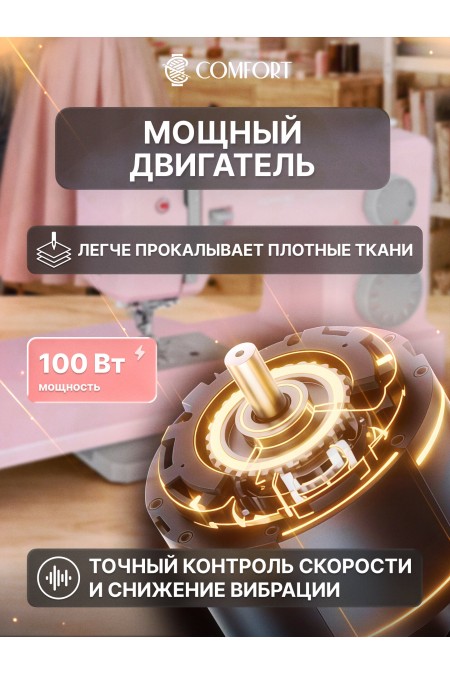 Швейная машина Comfort 5522 (розовый) 1