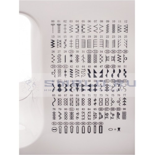 Швейная машина Comfort 80 (белый/розовый) 8