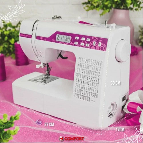 Швейная машина Comfort 80 (белый/розовый) 9