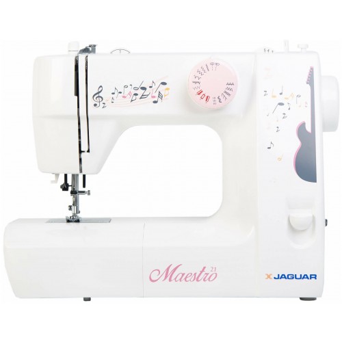 Швейная машина Jaguar Maestro21 (белый/розовый) 