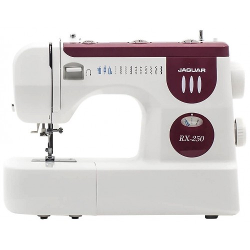 Швейная машина Jaguar RX-250 (белый/бордовый) 
