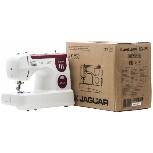 Швейная машина Jaguar RX-250 (белый/бордовый) 8