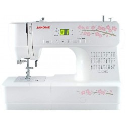 Швейная машина Janome 1030MX (белый/цветы)