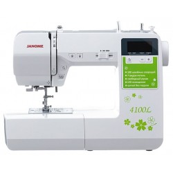 Швейная машина Janome 4100L (белый/зеленый)