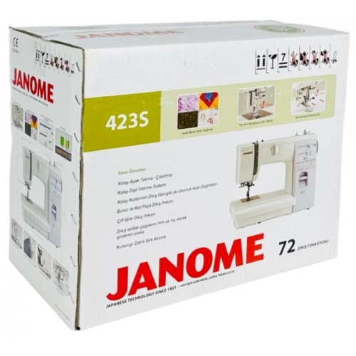 Швейная машина Janome 423S (белый/голубой) 5