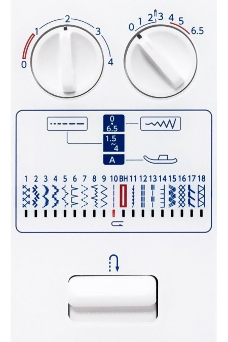 Швейная машина Janome Easy Jeans Heavy Duty 1800 (белый) 7