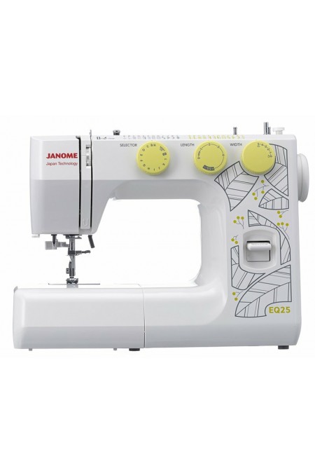 Швейная машина Janome EQ25 (белый/желтый) 